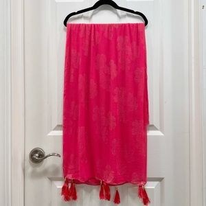 Pink coral Indian dupatta scarf